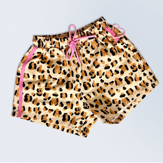Race Short - Leopard Lemon