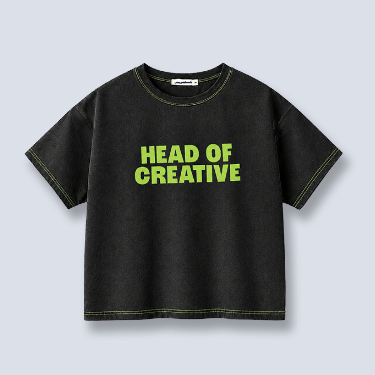 Head of Creative Tee Washed Black